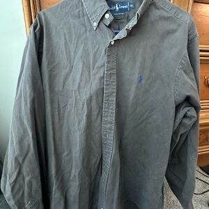 Ralph Lauren Charcoal Button-Down Shirt